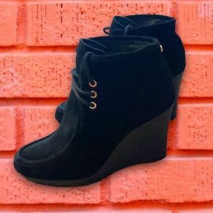 Michael Kors Tamara lace up  Booties Black